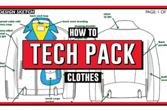 do fashion sketch clothing sketch apparel sketch, flat sketch, fashion tech pack
