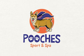 design sustainability logo for pooches lic doggy daycare