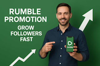 do video rumble promotion, rumble channel, rumble followers