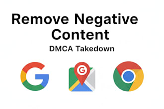 remove negative content from google by dmca