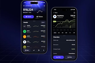 develop fintech app p2p app payment app wallet app flutterflow mobile app