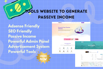 build a tools website to generate passive income