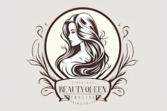 do luxury cosmetics, makeup, beauty salon and spa logo design