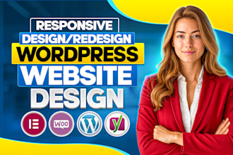 do wordpress website design and redesign wordpress website development