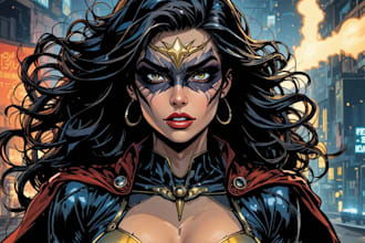 draw a custom cover for your book, comic or manga