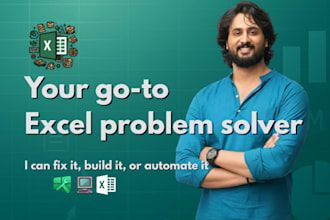 fix errors, build dashboards and excel macros with vba fast