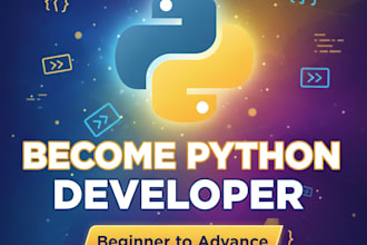 teach you python development from beginner to advanced