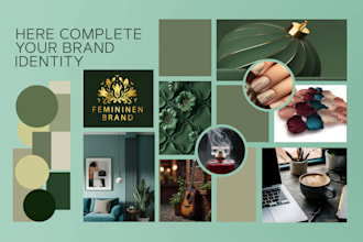 be your art director for your  minimalist brand identity logo