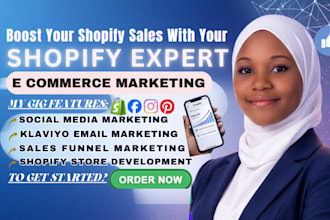 do e commerce marketing, shopify marketing to boost shopify sales