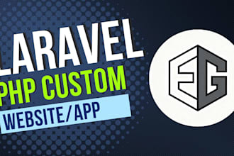 build a custom laravel website development