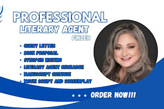 find the perfect literary agent for your book, write query letter, book proposal