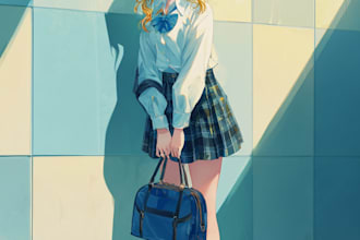 do a anime character
