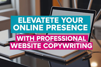 do website copywriting to elevate your online presence