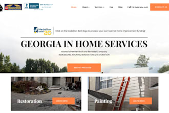 design general contractor website and  construction website
