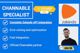 setup your zalando API connection using channable