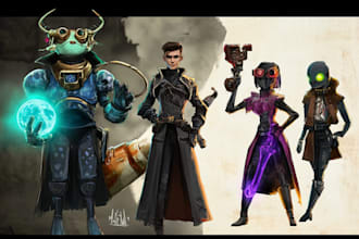 draw your character in any style you want