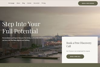 build life coaching website, life coach website, therapy life coaching website
