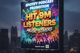monetization spotify podcast promotion hit 9m music lovers music promotion