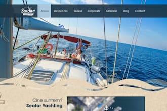 build squarespace boat tour website boat rental website cruise agency website