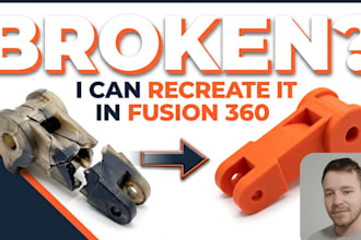 recreate your broken part in fusion 360