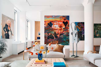 make art class training website, art gallery website art sales showcase website