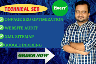 fix technical SEO issues, website audit, and optimize site perfomance