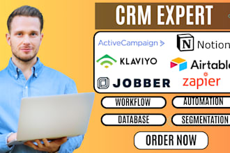email workflow automation airtable klaviyo jobber notion zapier integration