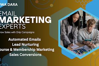 create email marketing campaigns and automation workflows