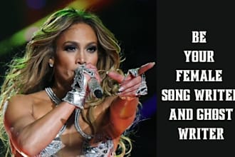 be your female rapper singer vocalist songwriter ghostwriter