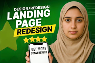 single landing page design, landing page design, one page design, site redesign