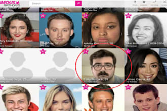 create amazing famous birthdays profile for your name and your family