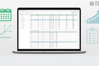 spreadsheet planner, hyperlinked planner spreadsheet,custom spreadsheet planner