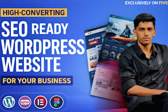 build a high converting SEO ready wordpress website for your business