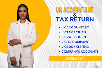 be your uk accountant, file accounts and tax return for UK ltd company, tax