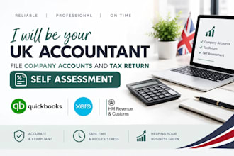 be your uk accountant, file accounts and tax return for UK ltd company, tax