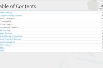 prepare investment memos and presentations