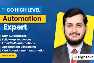 create gohighlevel workflow for crm, sms, email and lead nurturing