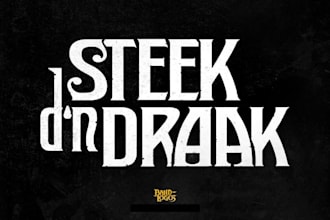 design a chaotic horrorcore style logo