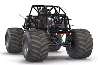 do 3d truck model,vehicle frame,automotive car,livery racing car,cad design,step