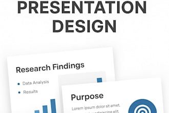 prepare powerpoint presentations with strong visuals