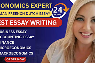 do economics finance, accounting ,econometrics business statistics tasks