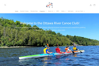 build a sports and recreation website