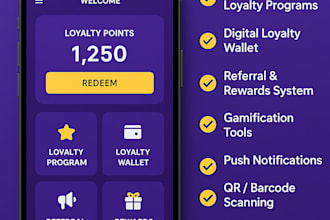 develop loyalty app, loyalty wallet app, loyalty program app, reward app