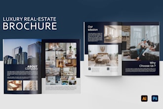 design elegant luxury real estate flyers and brochures