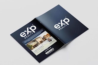 design luxury real estate property flyers and brochures