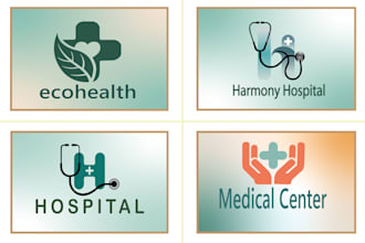create professional medical, healthcare, and hospital logo