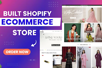 build shopify store that is professional and responsive