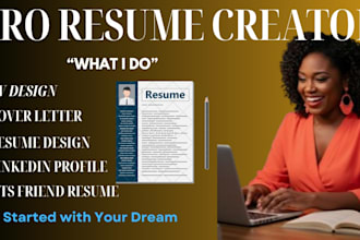 create professional resume, CV, cover letter, and linkedin profile
