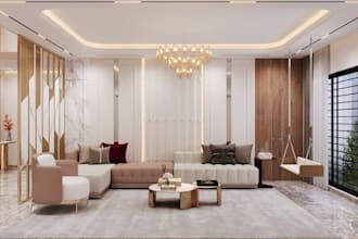 renovate interior luxury living room,dining space,coffe table,floor plan,render