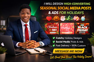 design esty seasonal social media product posts for holidays to increase sales